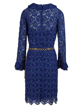 Gucci Blu Viscose and Cotton Mid Long Dress